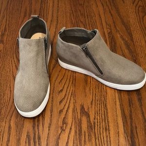 Time and Tru sneaker wedge bootie